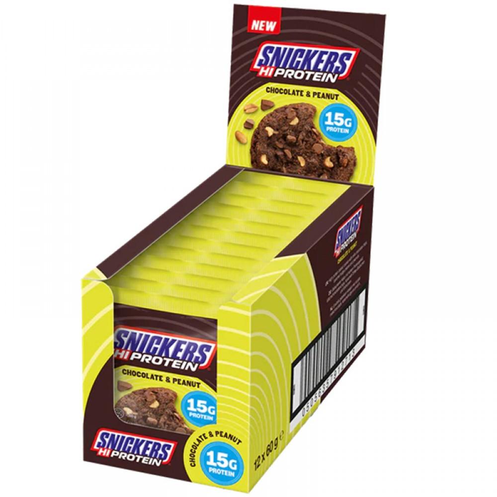 Snickers Hi Protein Cookie – Chocolate & Peanut (60g)