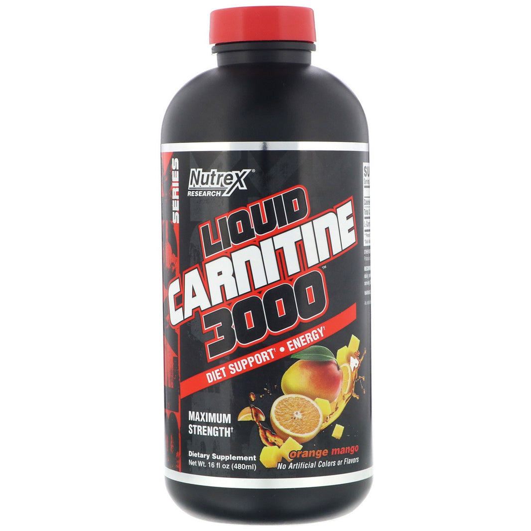 NUTREX LIQ-CARNITINE 3000 465 مل برتقال مانو