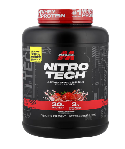 MT NITRO TECH WHEY GOLD 5LB STRAW S CAKE
