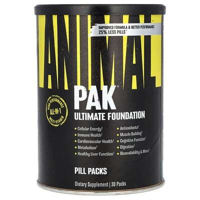 UNV Animal ULTIMATE FOUNDATION YLW (30Packs)