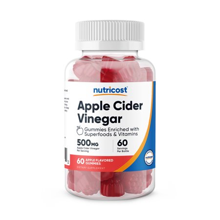 NUTRICOST APPLE CIDER VINEGAR GUMMIES 500MG