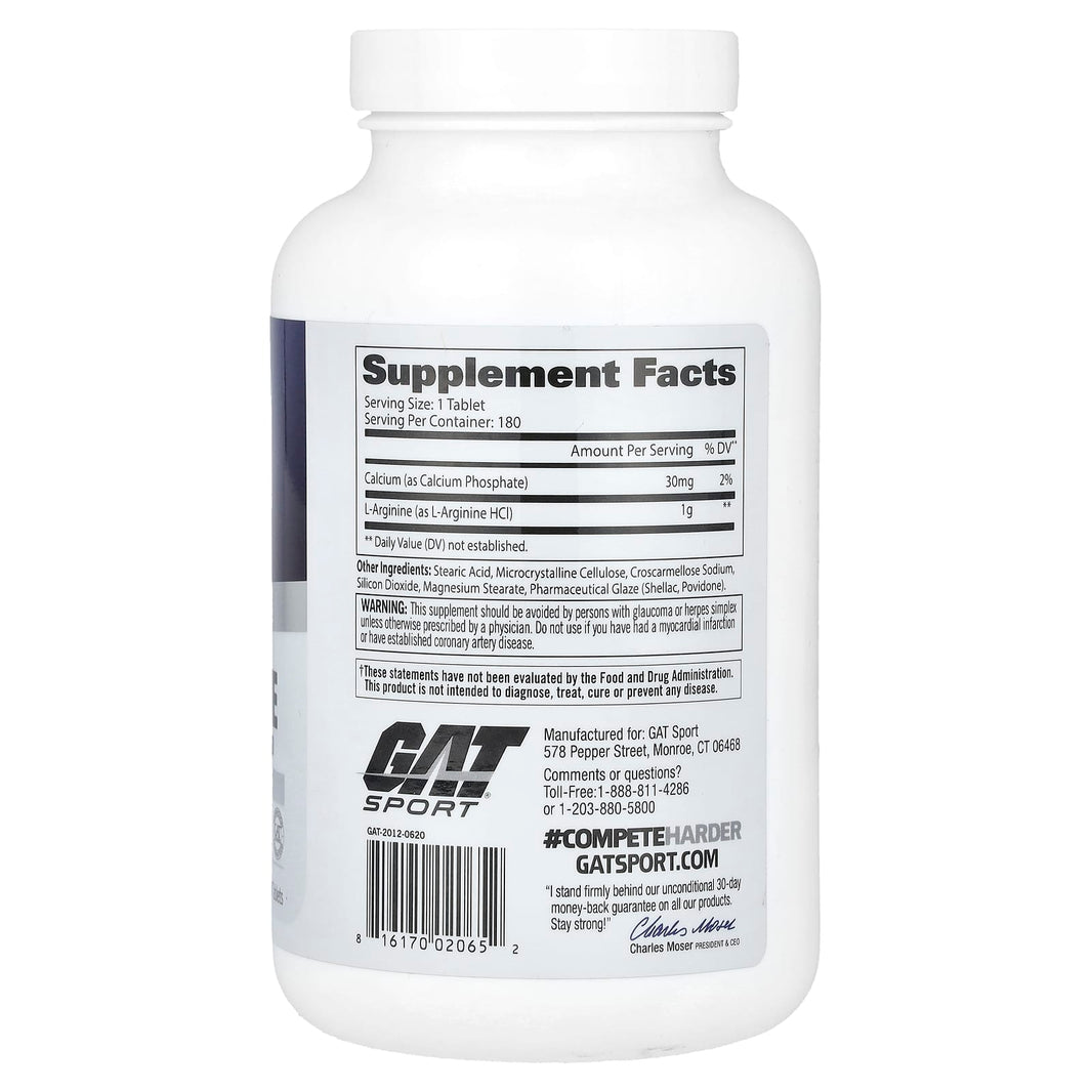 GAT ESSENTIALS L-ARGININE 180 TAB