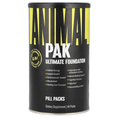 UNIVERSAL ANIMAL PAK 44 عبوة مؤسسة محدودة