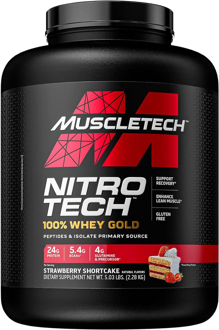 MT NITRO TECH WHEY GOLD 5LB STRAW S CAKE