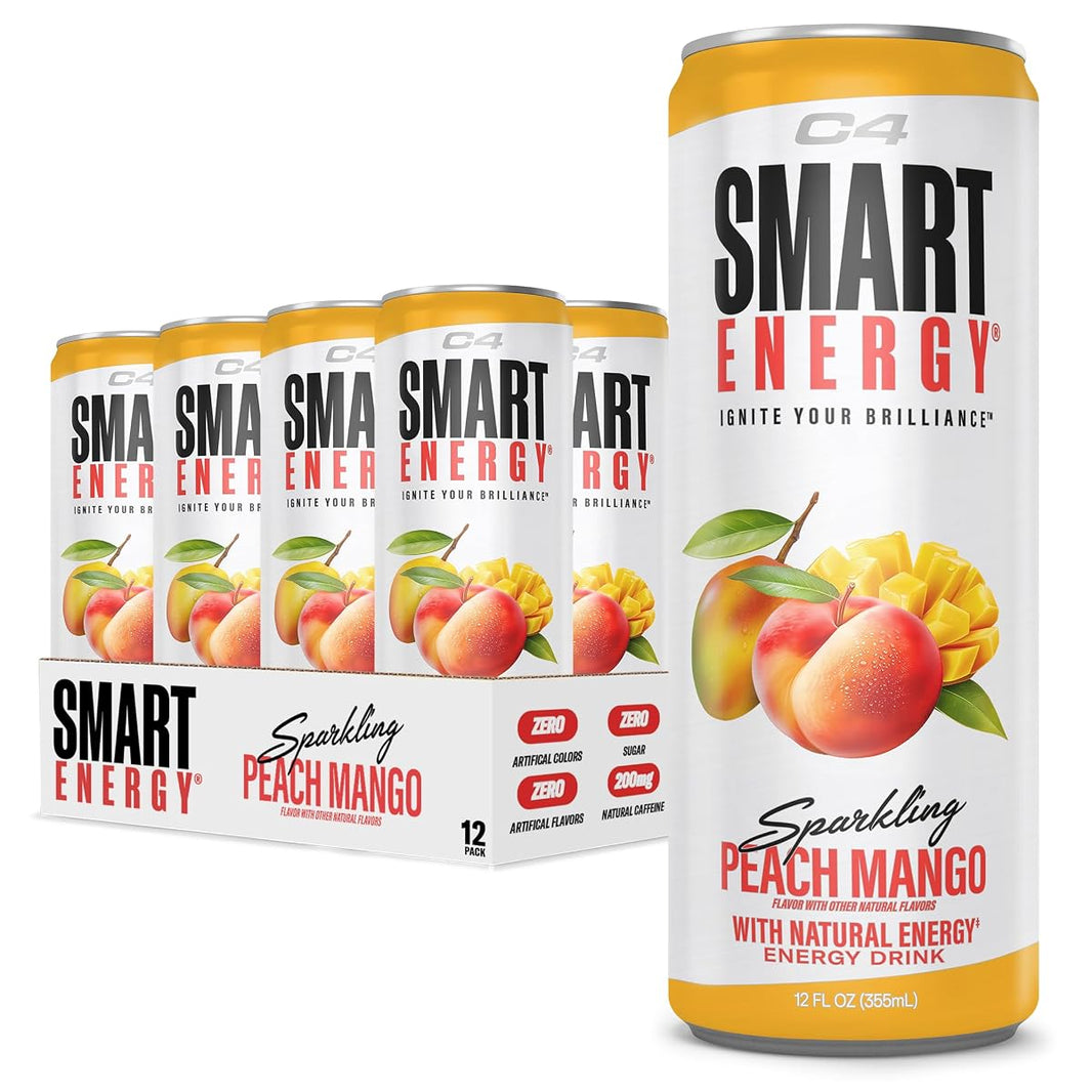 C4 SMART ENERGY 355ML SPK PEACH MANGO X 12