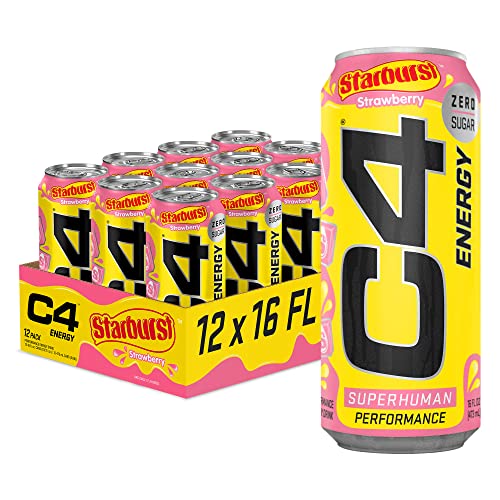 C4 GO 473ml STARBURST STRAWBERRY