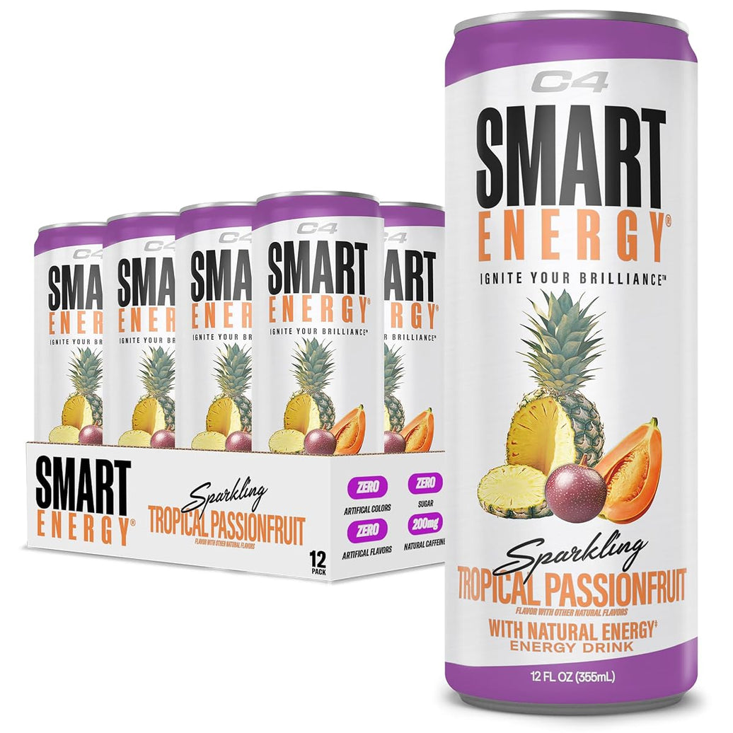 C4 SMART ENERGY 355ML SPK TROPICAL PASSIONFRUIT X 12