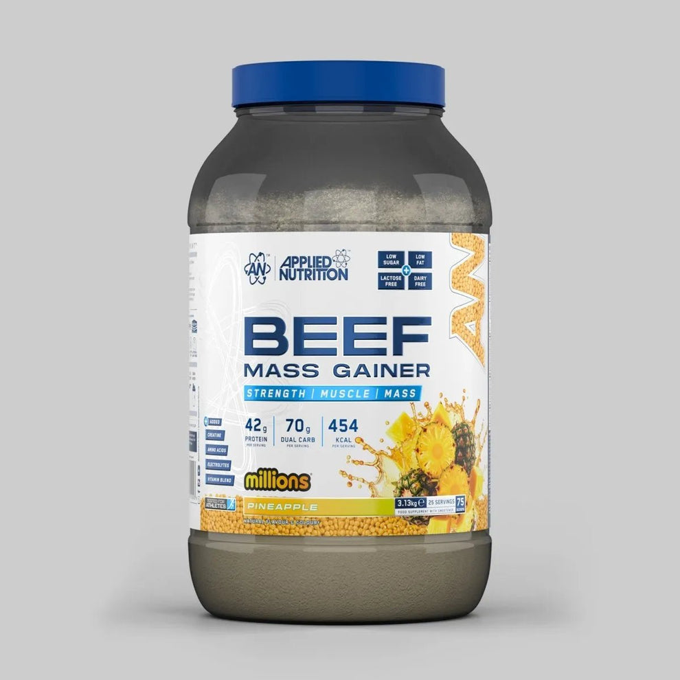 AN BEEF MASS GAINER PINEAAPLE MILLIONS 3.13 KG
