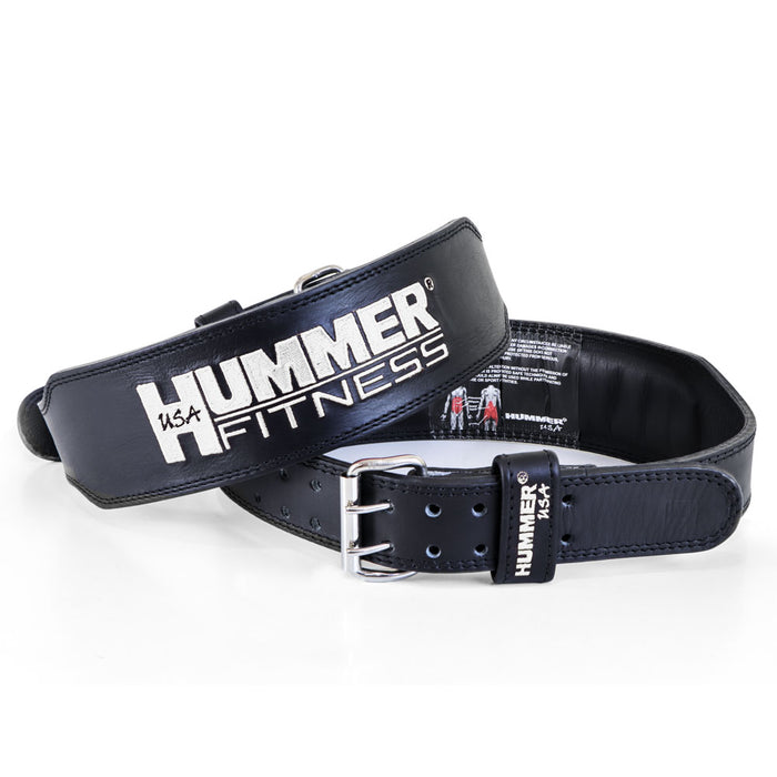 HMR USA Fitness 1993-01 Leather Belt Wht/Black (L)