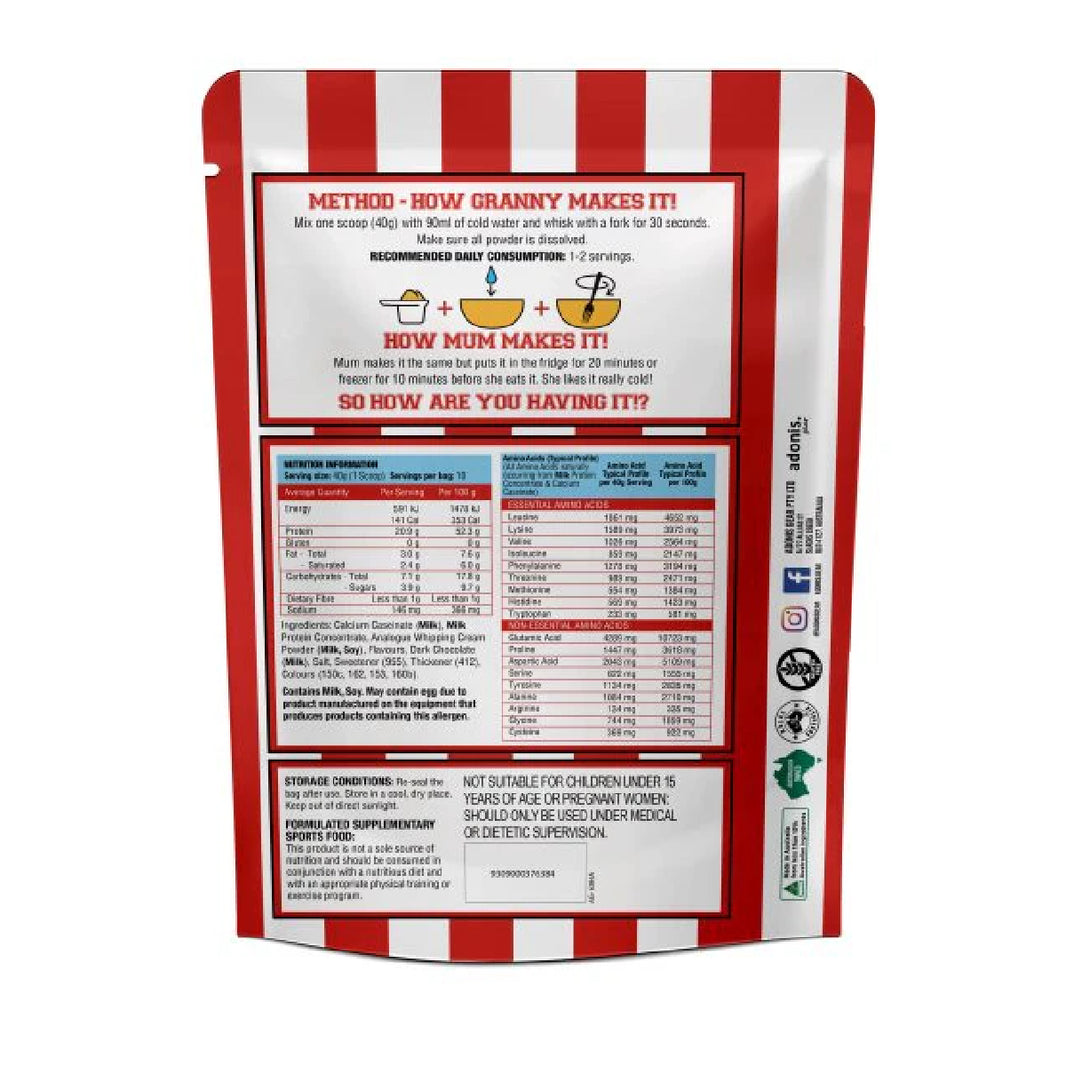 ADONIS C D CARAMEL PEANUT BUTTER .400 GM