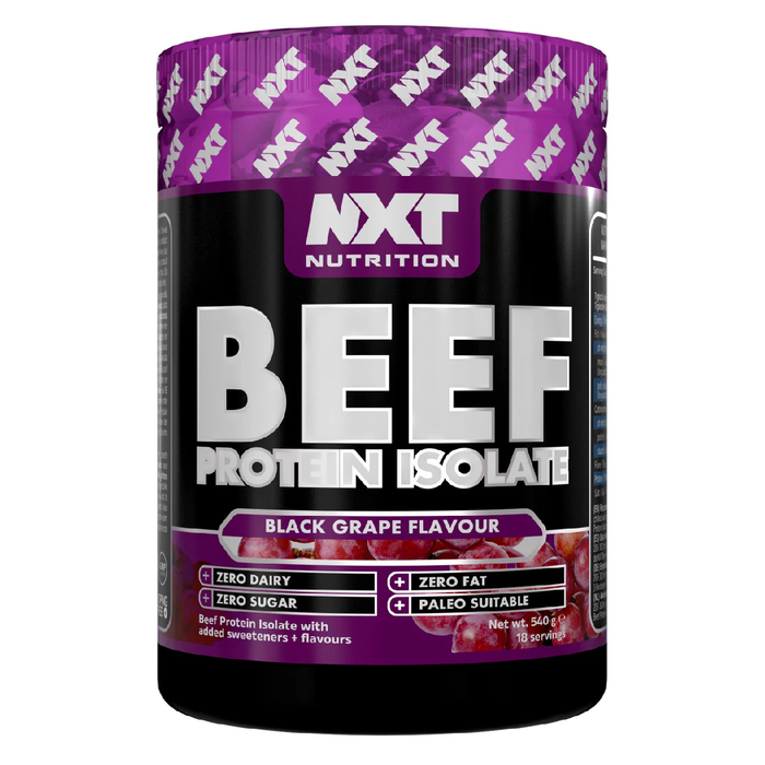 NXT BEEF PRO ISOLATE BLACK GRAPE 540G