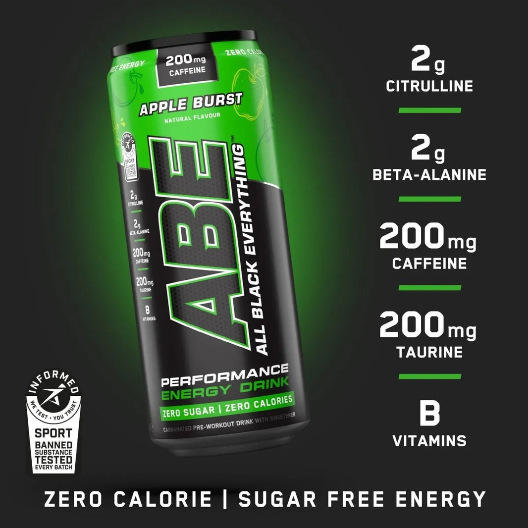 ABE Performance Energy Drink – Apple Burst