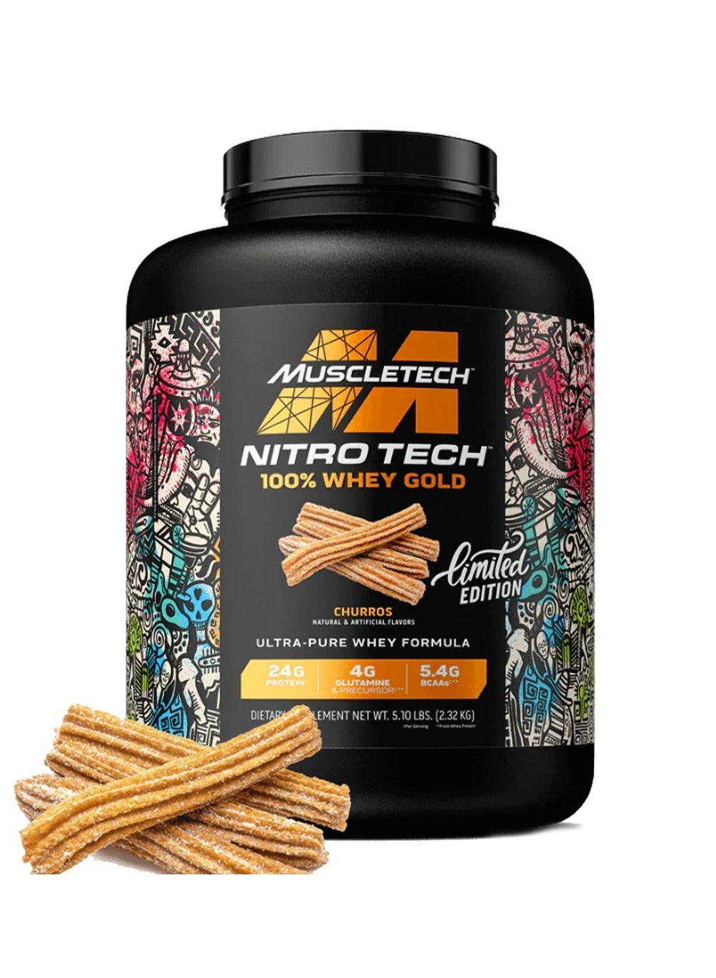 MT NITRO TECH WHEY GOLD 5LB CHURROS LTD E