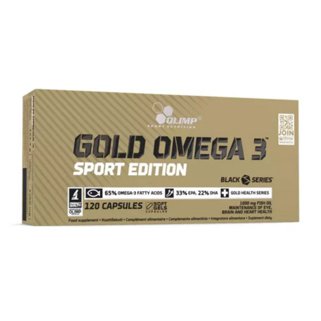 Olimp Gold Omega 3 Sport Edition 120 Capsules - MACRO BOOST