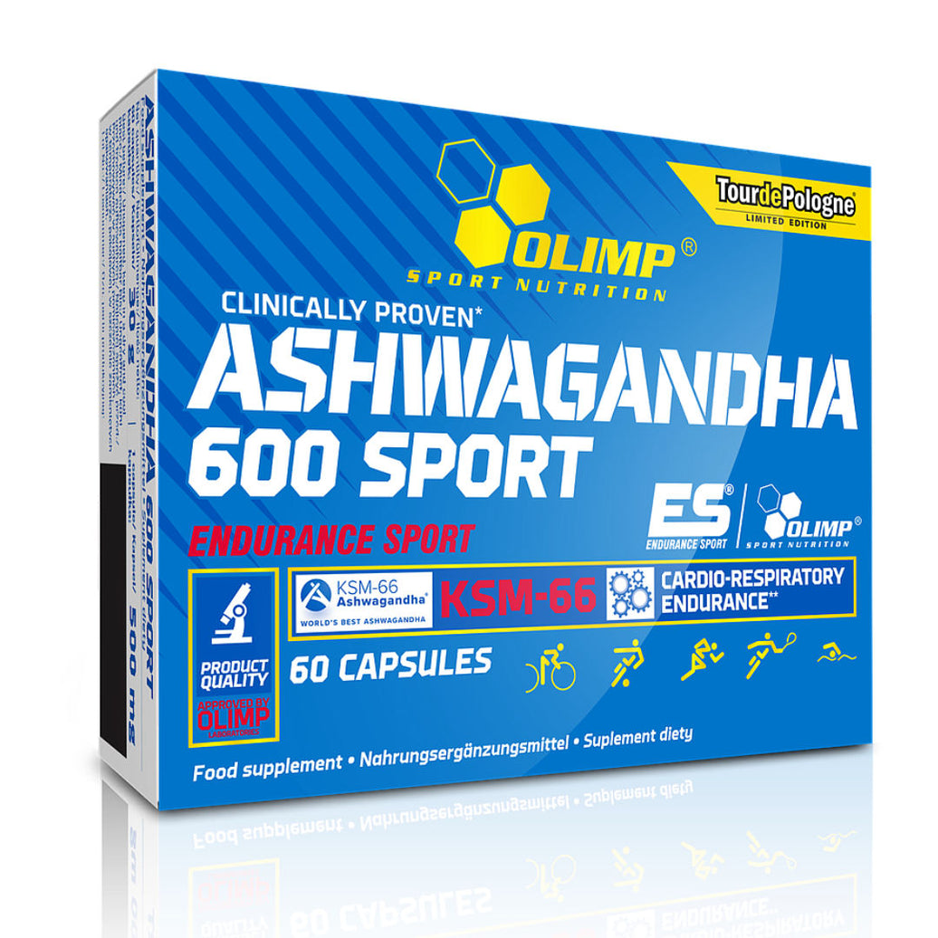 Olimp Ashwagandha 600 Sport 60Capsules - MACRO BOOST