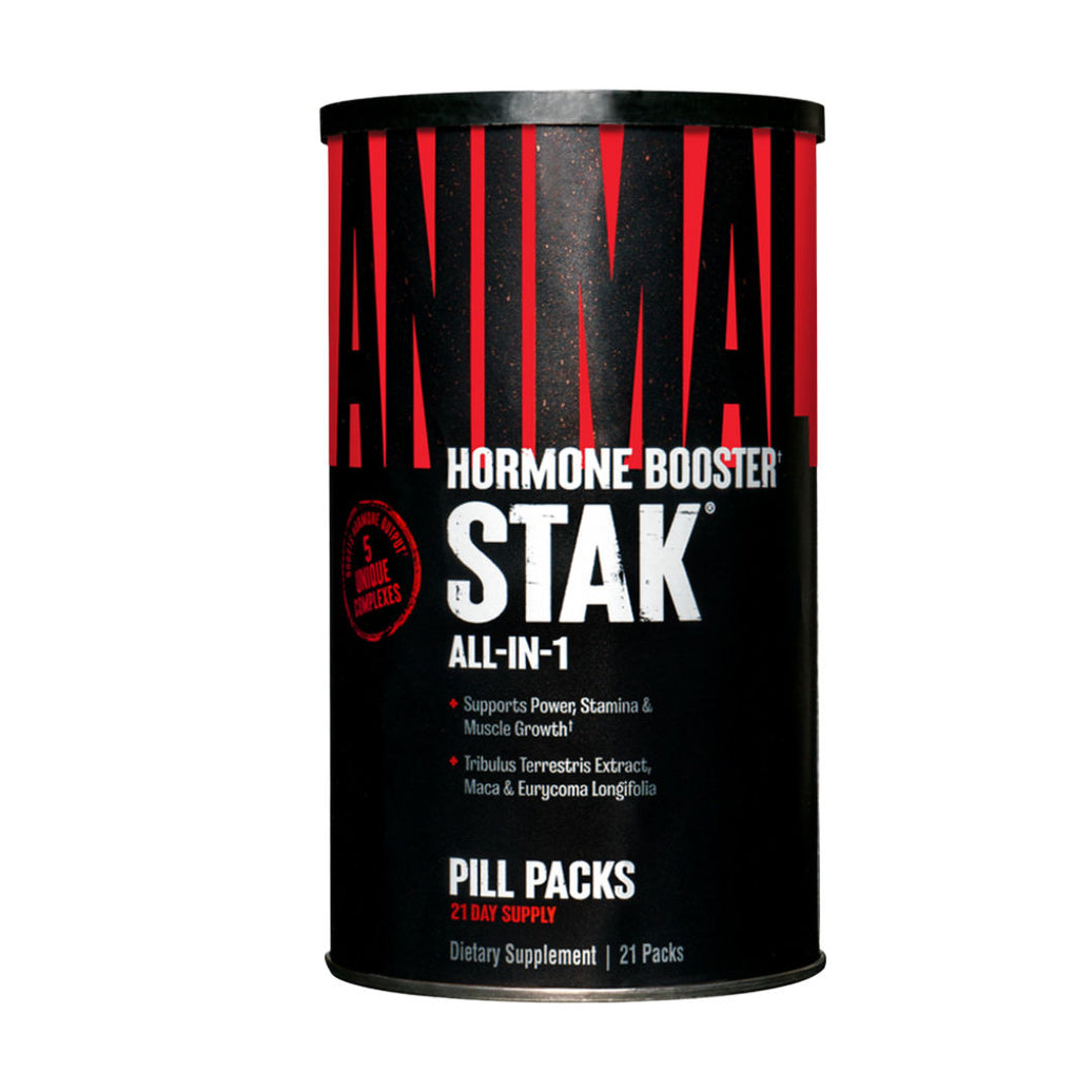 Universal Nutrition Animal Stak - Testosterone & Muscle Growth Support, 21 Packs - MACRO BOOST