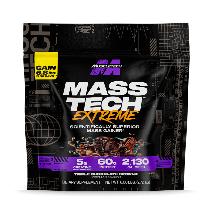 MT MASS TECH EXTREME 2000 6LB CHOCOLATE BROWNIE