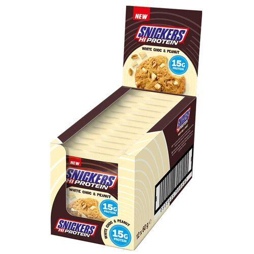 Snickers Hi Protein Cookie – White Choc & Peanut (60g)