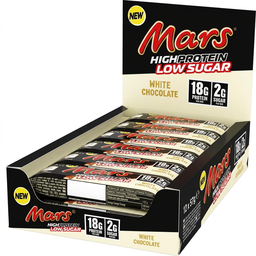 Mars Hi Protein Low Sugar Bar – white choclate Flavour 59g