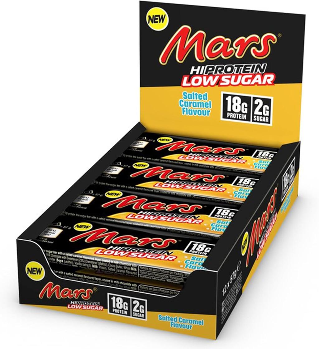 Mars Hi Protein Low Sugar Bar – Salted Caramel Flavour 59g