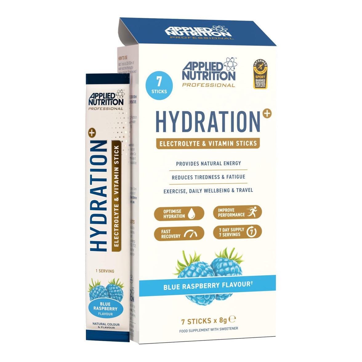 AN Hydration Sticks BLUE RASPBERRY FLVR
