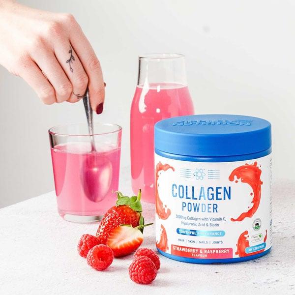 Applied Nutrition Collagen Powder – Strawberry & Raspberry
