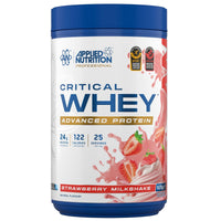 AN CRITICAL WHEY 825G STRAWBERRY MILK SHAKE