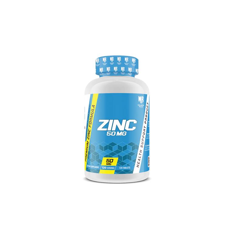 Muscle Rulz Premium Zinc Formula 50mg (120 Tablets)