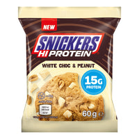 Snickers Hi Protein Cookie – White Choc & Peanut (60g)