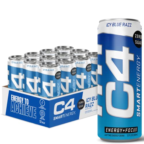 C4 SMART ENERGY 355ML SPK BLUE RASPBERRY X 12