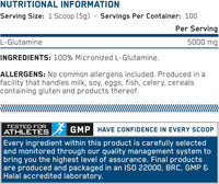 AN L- Glutamine Powder 500g