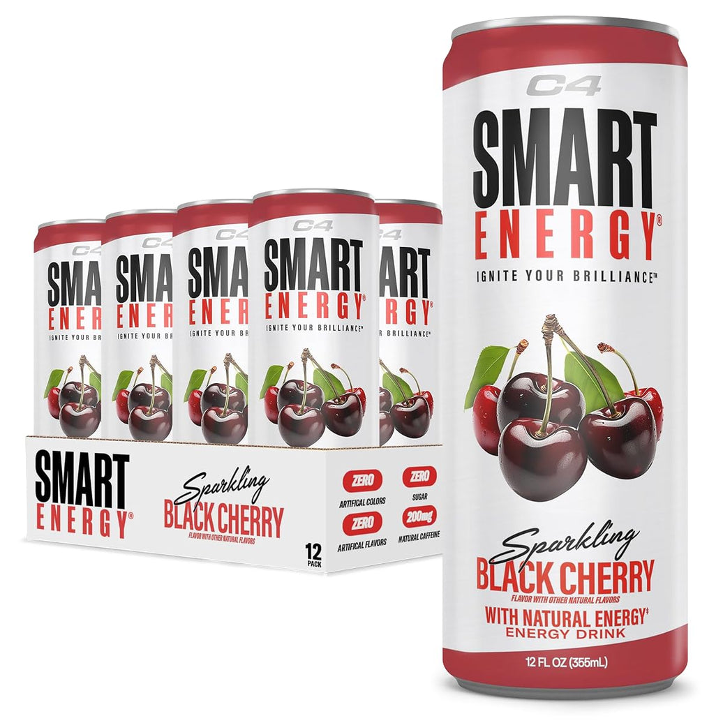 C4 SMART ENERGY 355ML SPK BLACK CHERRY X12