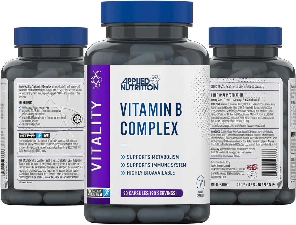 Applied Nutrition Vitamin B Complex, 90 Tablets