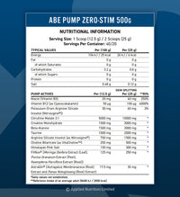 AN ABE PUMP 500GM BLUE RASPBERRY 40 SERV