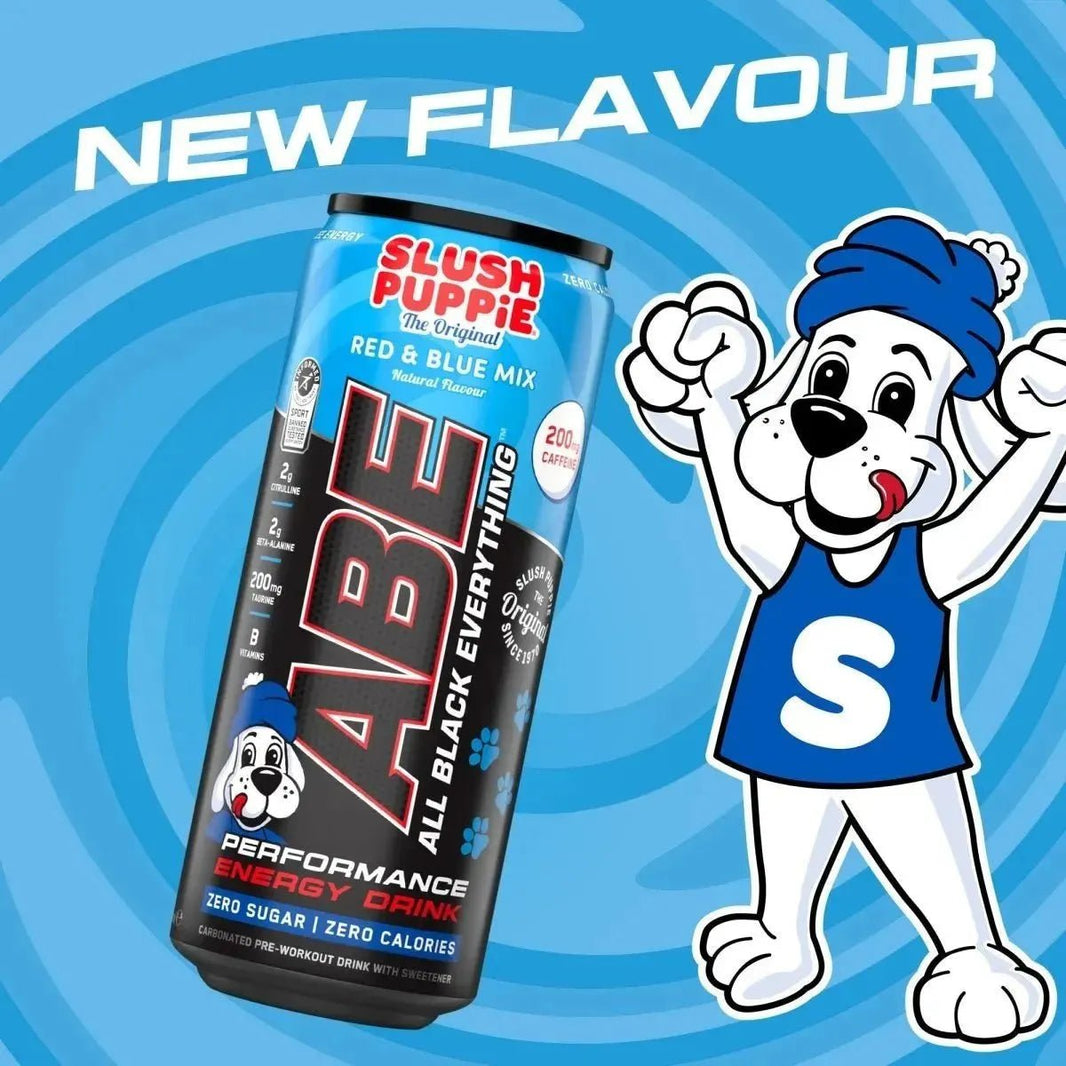 ABE Performance Energy Drink - slush puppie RED & BLUE MIX