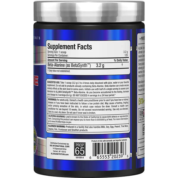 ALLMAX Nutrition Beta-Alanine - MACRO BOOST
