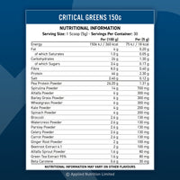 AN CRITICAL GREENS LEMON & LIME 150G
