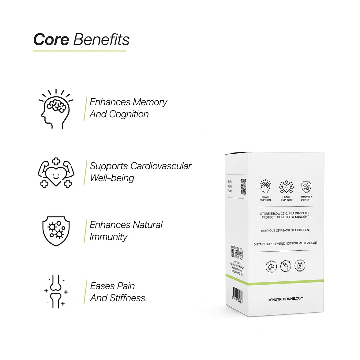 HC DBL STRENGTH OMEGA 3 FISH OIL 60 CAP
