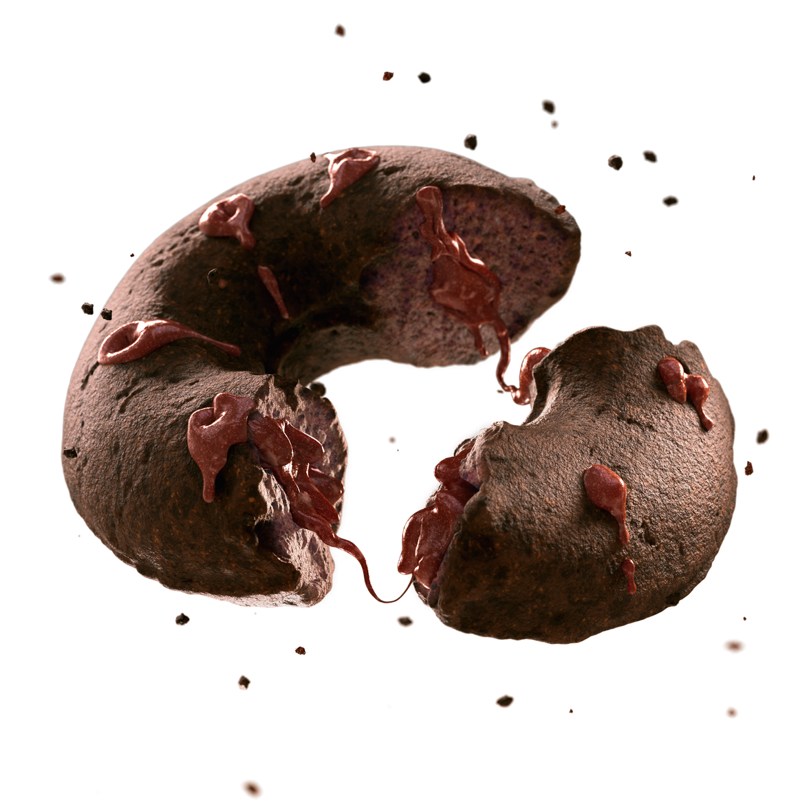 Alasature Protein Doughnuts – Triple Choco Filling (Triple Chocolate)