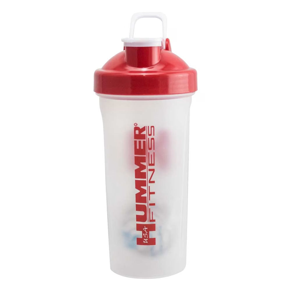 HMR USA Fitness Shaker Bottle FSB-01 Transparent/Red