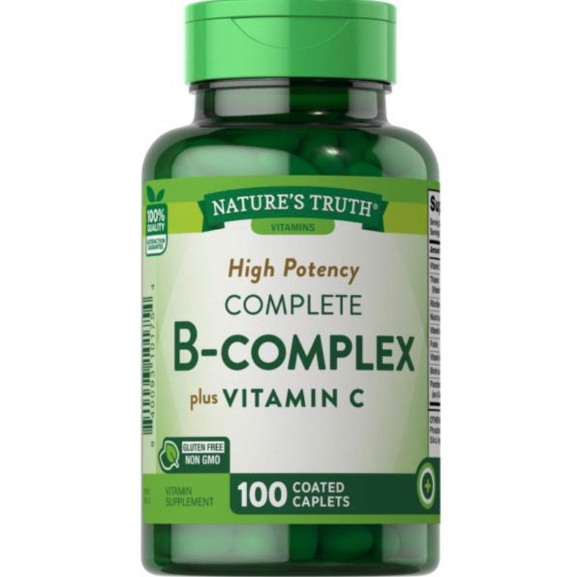 NATURES TRUTH B-COMPLEX+ VIT C 100 CAP