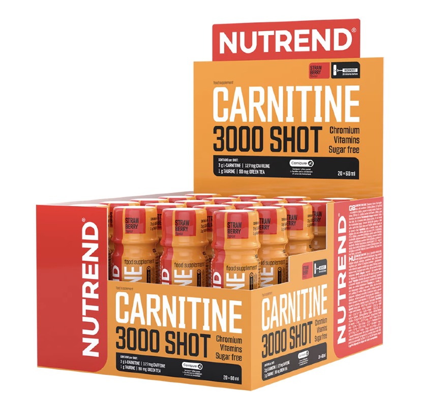 NUTREND CARNITINE 3000 SHOT 60mL Strawberry