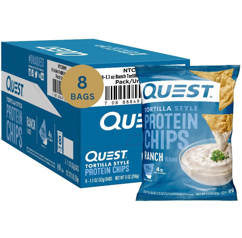 Quest Chips 32g Ranch NEW
