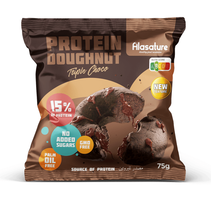Alasature Protein Doughnuts – Triple Choco Filling (Triple Chocolate)
