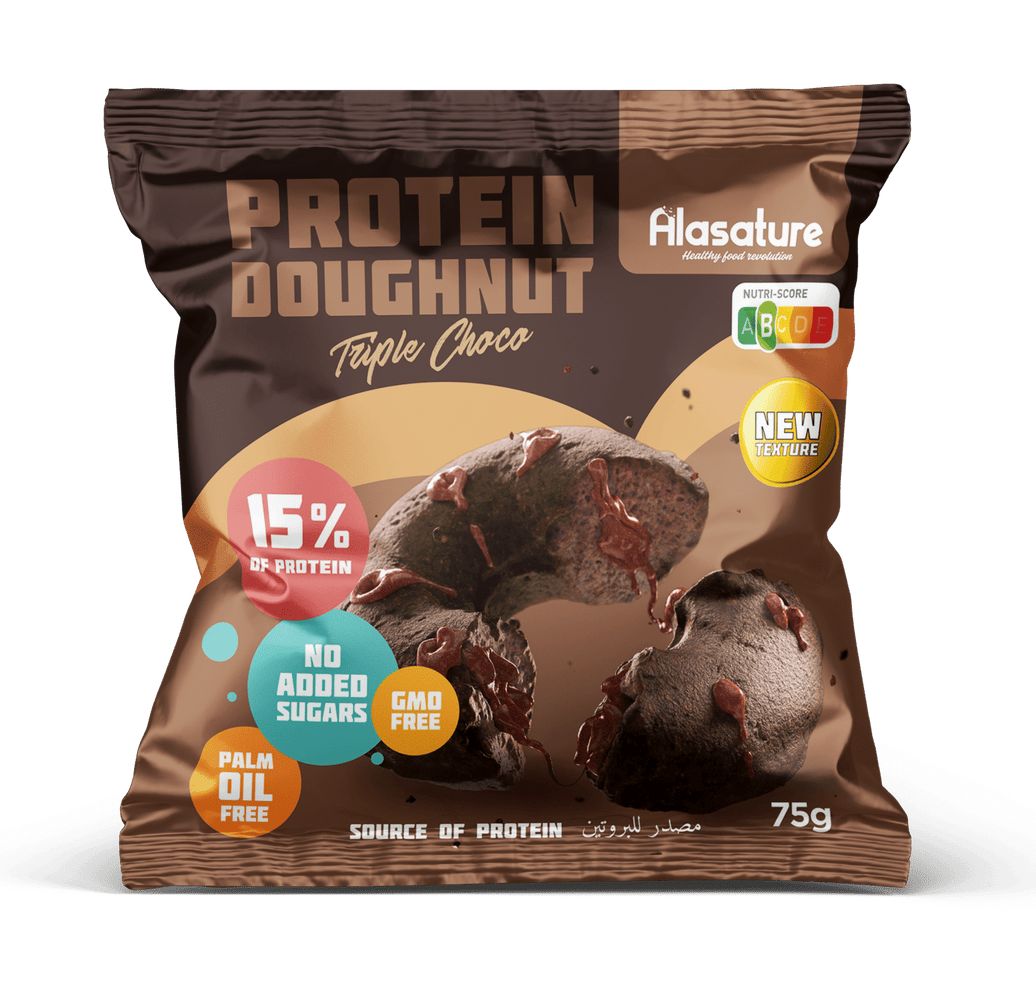 Alasature Protein Doughnuts – Triple Choco Filling (Triple Chocolate)