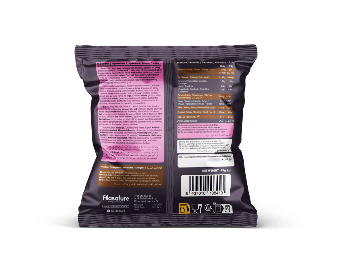 Alasature Protein Doughnuts – Triple Choco Filling (Triple Chocolate)