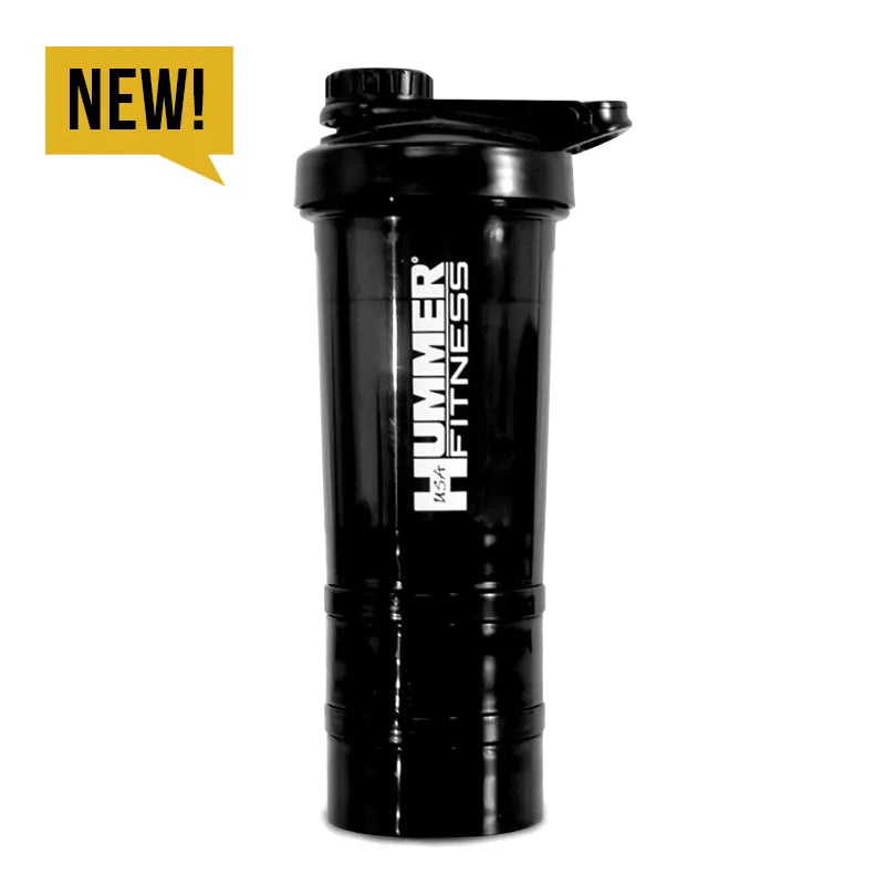 HMR USA Fitness Hailstorm Shaker Bottle HSB-01 Black