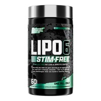 Nutrex Research Lipo-6 Stim-Free, 60 كبسولة حارق دهون خالٍ من المنشطات