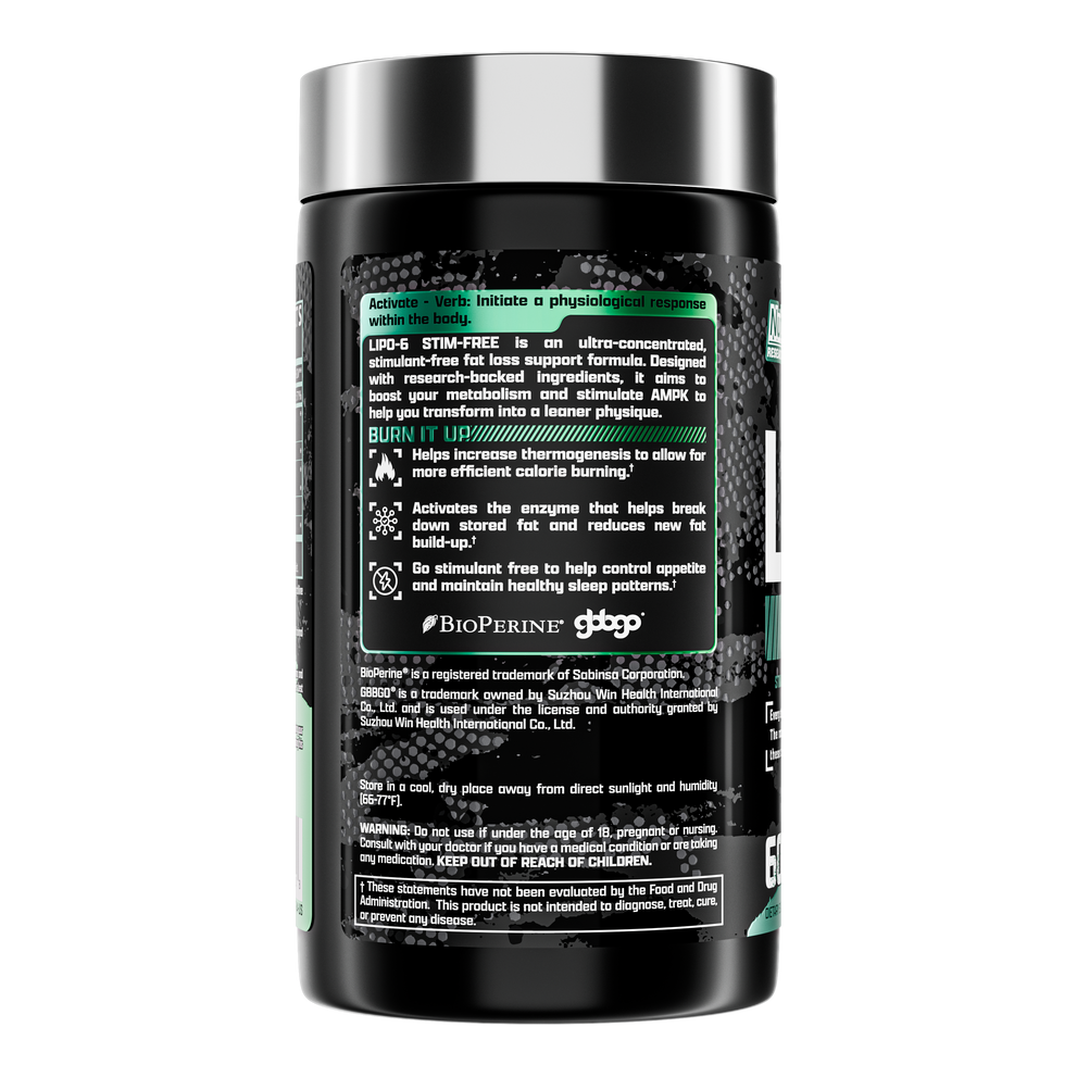 Nutrex Research Lipo-6 Stim-Free, 60 كبسولة حارق دهون خالٍ من المنشطات