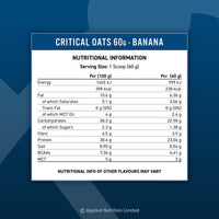 AN Critical Oats 60G GOLDEN SYRUP
